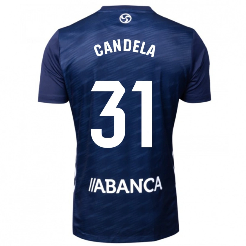 Danxen Mujer Camiseta Candela Rodríguez #31 Azul Marino Blanco 2ª Equipación 2025/26 La Camisa México