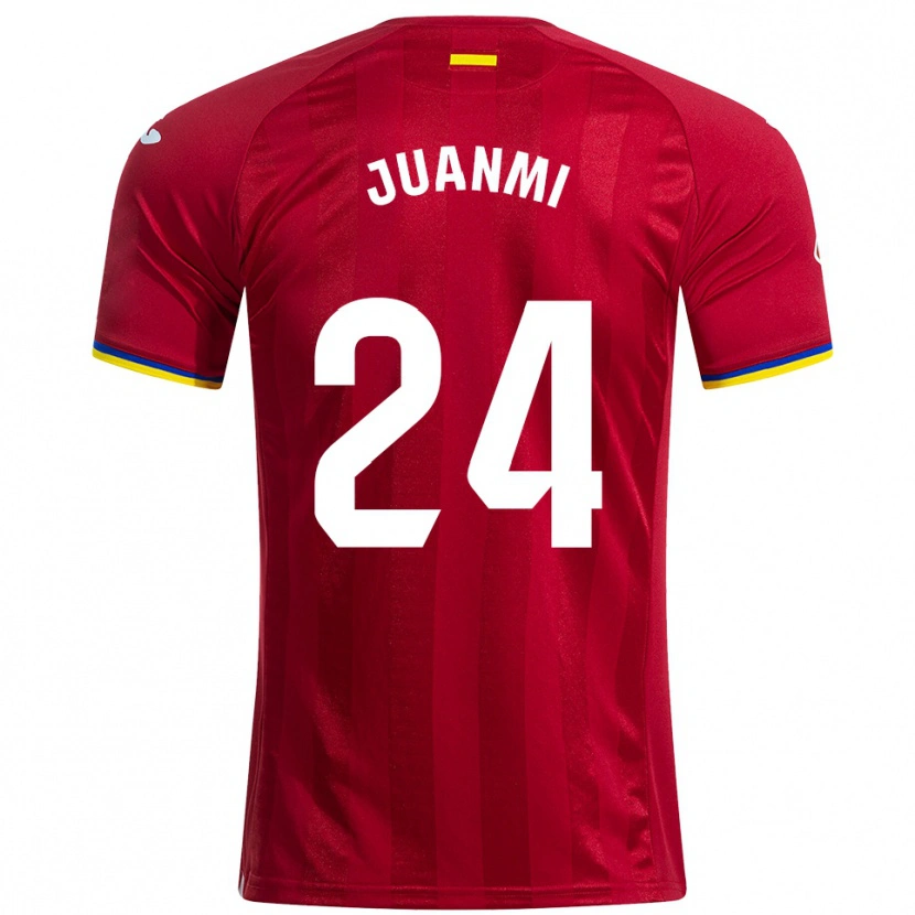 Danxen Mujer Camiseta Juanmi #24 Rojo Amarillo Azul 2ª Equipación 2025/26 La Camisa México
