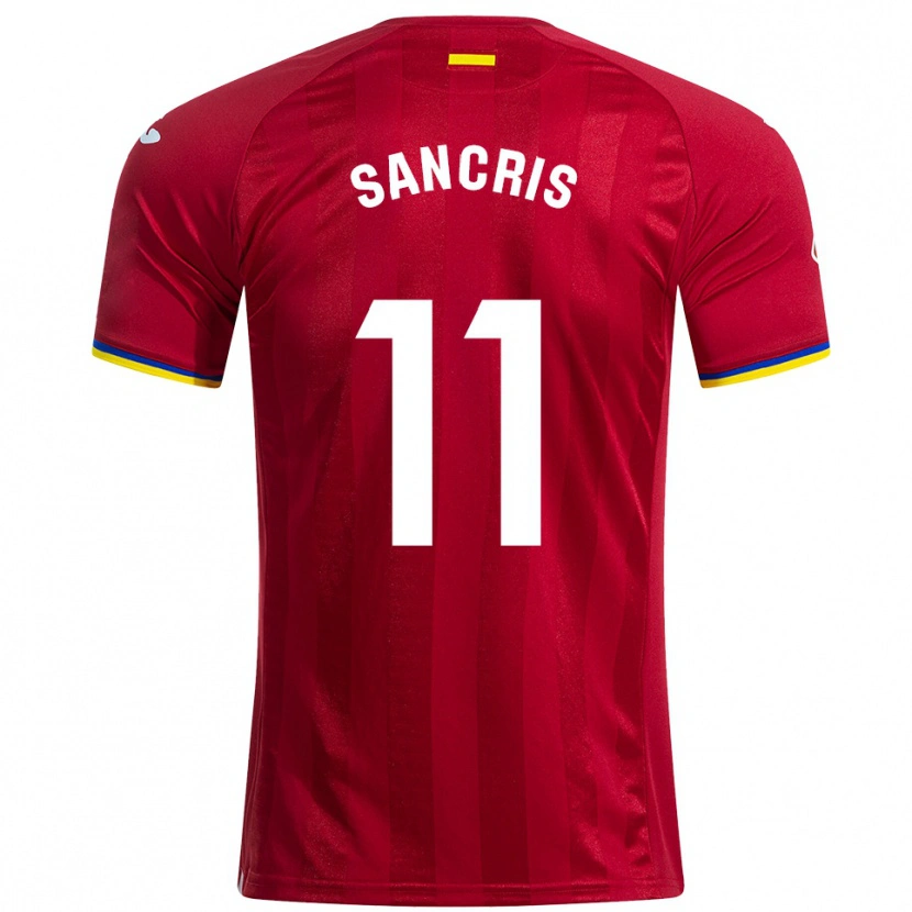 Danxen Mujer Camiseta Álex Sancris #11 Rojo Amarillo Azul 2ª Equipación 2025/26 La Camisa México