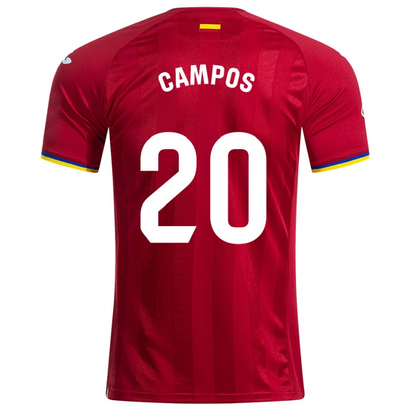 Danxen Mujer Camiseta Álex Campos #20 Rojo Amarillo Azul 2ª Equipación 2025/26 La Camisa México