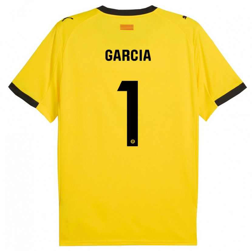Danxen Mujer Camiseta Lucas García #1 Amarillo Negro 2ª Equipación 2025/26 La Camisa México