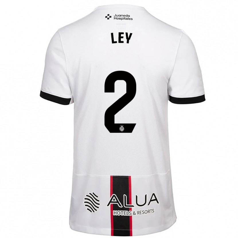 Danxen Mujer Camiseta Yuzún Ley #2 Blanco Negro 2ª Equipación 2025/26 La Camisa México