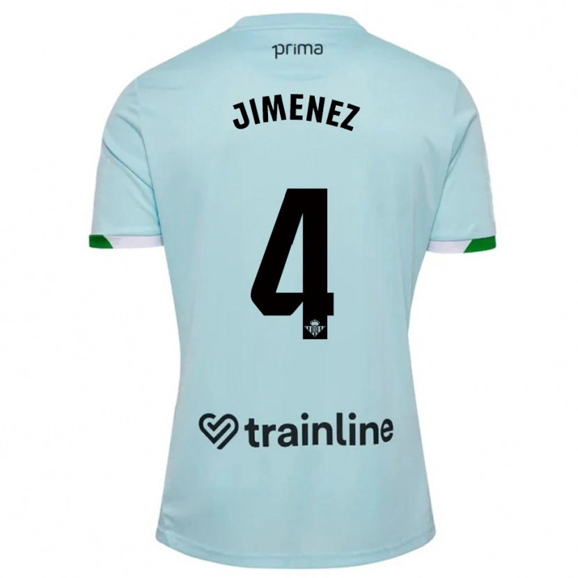 Danxen Mujer Camiseta María Jiménez Gutiérrez #4 Celeste Verde 2ª Equipación 2025/26 La Camisa México