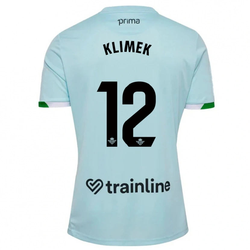 Danxen Mujer Camiseta Bruno Klimek #12 Celeste Verde 2ª Equipación 2025/26 La Camisa México