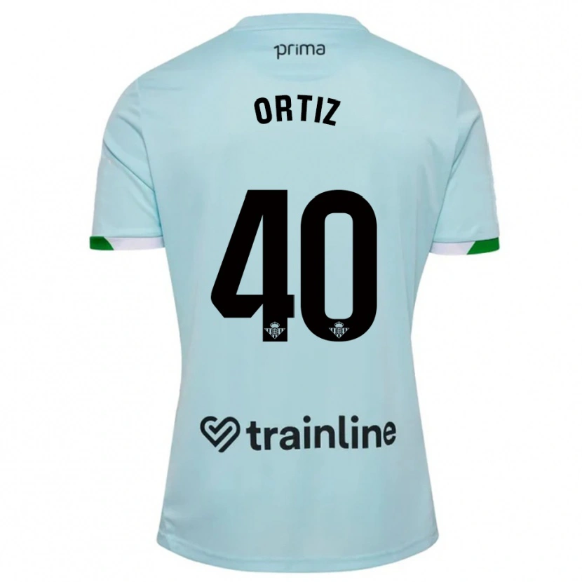 Danxen Mujer Camiseta Ángel Ortiz #40 Celeste Verde 2ª Equipación 2025/26 La Camisa México