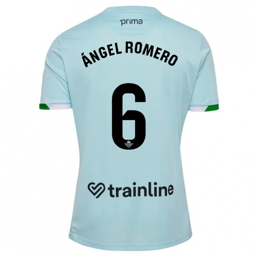 Danxen Mujer Camiseta Miguel Ángel Romero #6 Celeste Verde 2ª Equipación 2025/26 La Camisa México
