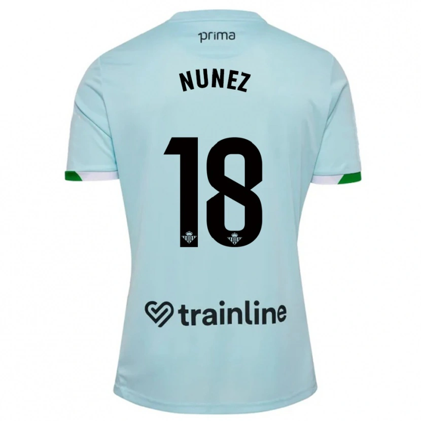 Danxen Mujer Camiseta Romina Núñez #18 Celeste Verde 2ª Equipación 2025/26 La Camisa México