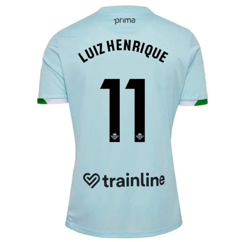 Danxen Mujer Camiseta Luiz Henrique #11 Celeste Verde 2ª Equipación 2025/26 La Camisa México