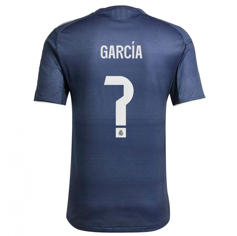 Danxen Mujer Camiseta Andrés García #0 Azul Marino Plata 2ª Equipación 2025/26 La Camisa México