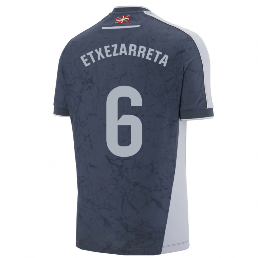 Danxen Mujer Camiseta Ane Etxezarreta #6 Azul Oscuro Blanco 2ª Equipación 2025/26 La Camisa México