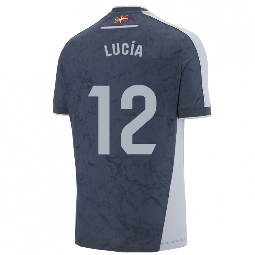 Danxen Mujer Camiseta Lucía Rodríguez #12 Azul Oscuro Blanco 2ª Equipación 2025/26 La Camisa México