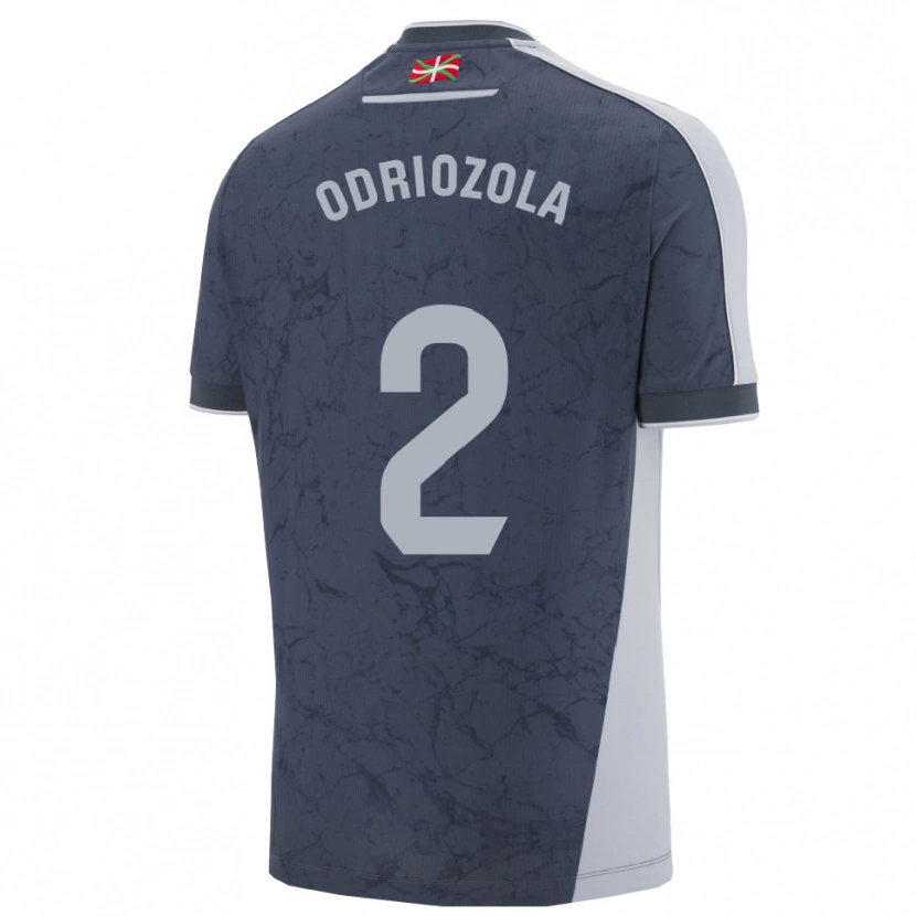 Danxen Mujer Camiseta Álvaro Odriozola #2 Azul Oscuro Blanco 2ª Equipación 2025/26 La Camisa México
