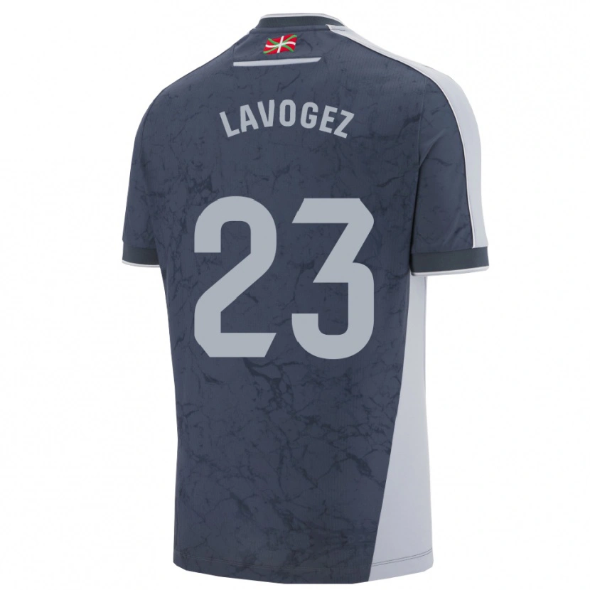 Danxen Mujer Camiseta Claire Lavogez #23 Azul Oscuro Blanco 2ª Equipación 2025/26 La Camisa México