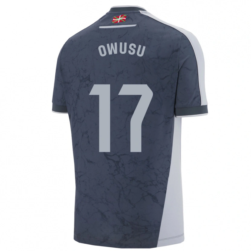 Danxen Mujer Camiseta Jacqueline Owusu #17 Azul Oscuro Blanco 2ª Equipación 2025/26 La Camisa México