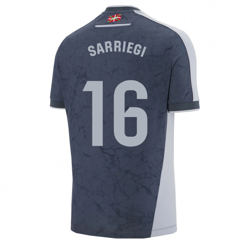 Danxen Mujer Camiseta Nora Sarriegi #16 Azul Oscuro Blanco 2ª Equipación 2025/26 La Camisa México