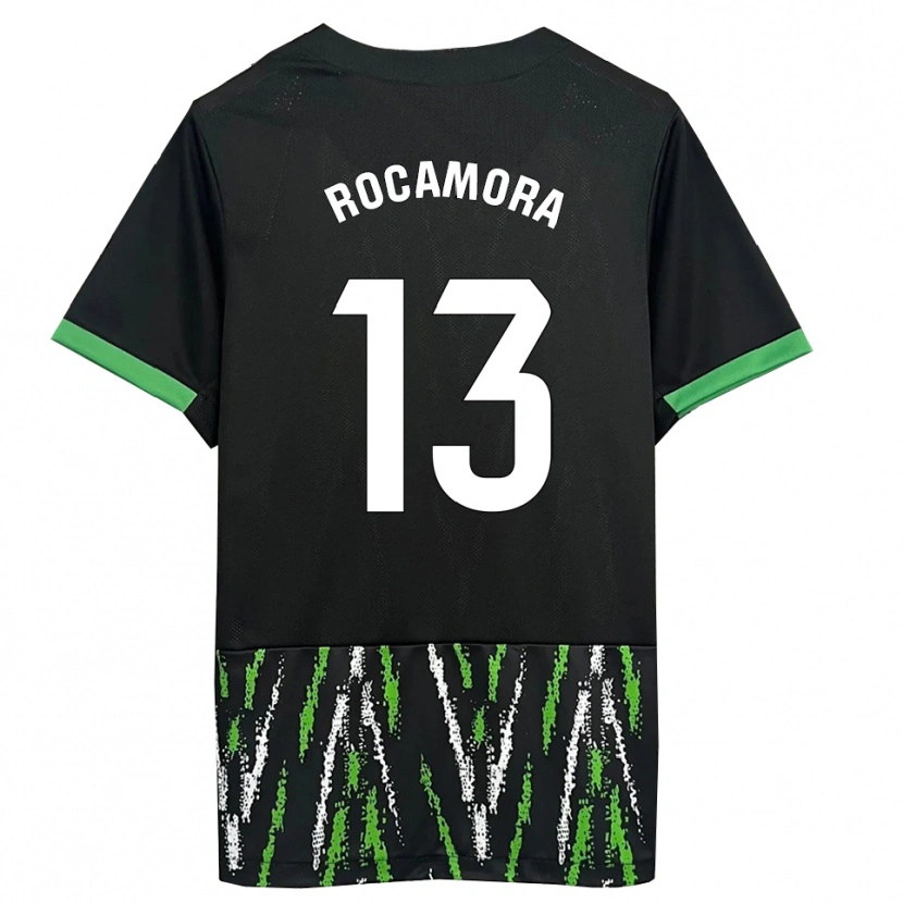 Danxen Mujer Camiseta María Rocamora Díaz #13 Negro Verde 2ª Equipación 2025/26 La Camisa México