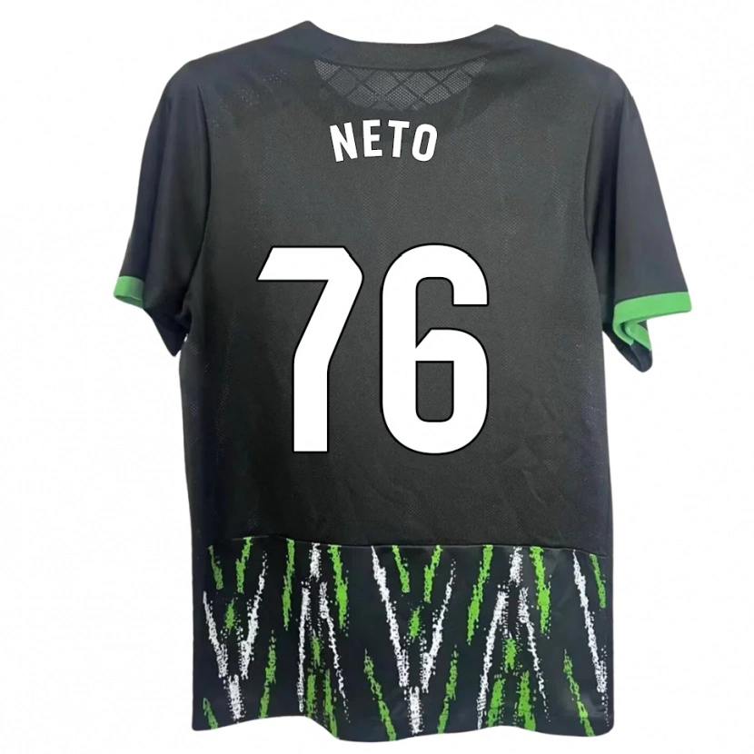 Danxen Mujer Camiseta Martim Neto #76 Negro Verde 2ª Equipación 2025/26 La Camisa México