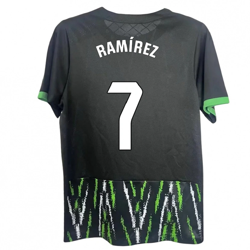 Danxen Mujer Camiseta Jalmar Ramírez #7 Negro Verde 2ª Equipación 2025/26 La Camisa México