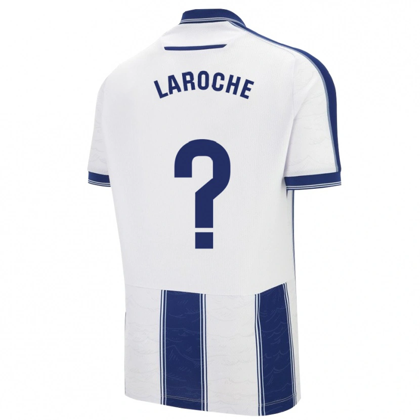 Danxen Mujer Camiseta Xavier Laroche #0 Azul Marino Blanco 2ª Equipación 2025/26 La Camisa México
