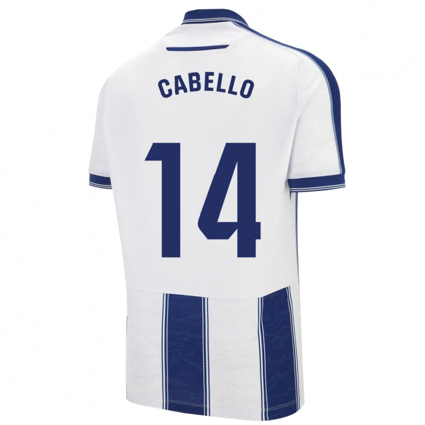 Danxen Mujer Camiseta Jorge Cabello #14 Azul Marino Blanco 2ª Equipación 2025/26 La Camisa México