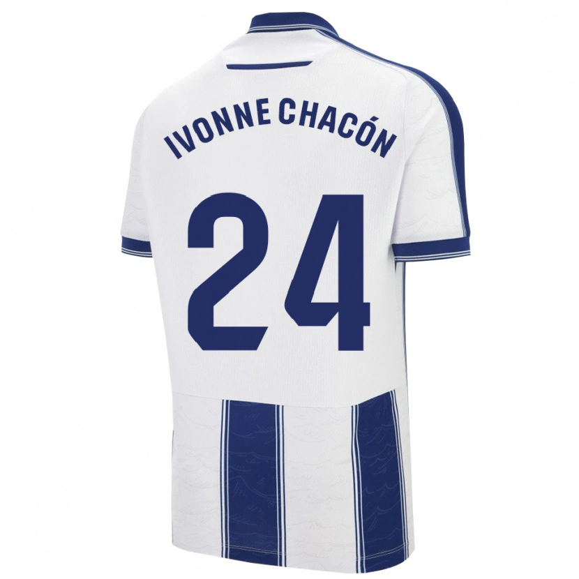Danxen Mujer Camiseta Ivonne Chacón #24 Azul Marino Blanco 2ª Equipación 2025/26 La Camisa México
