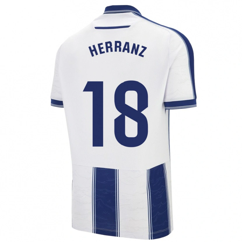 Danxen Mujer Camiseta Alejandro Herranz #18 Azul Marino Blanco 2ª Equipación 2025/26 La Camisa México