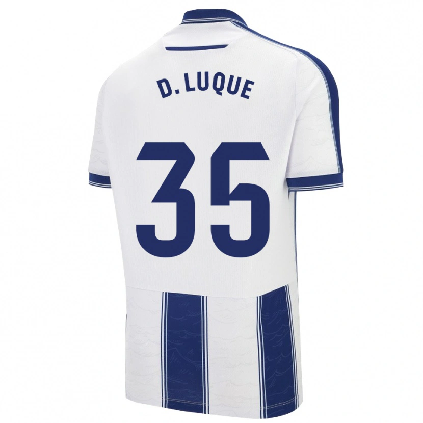 Danxen Mujer Camiseta Daniela Luque Fernández #35 Azul Marino Blanco 2ª Equipación 2025/26 La Camisa México