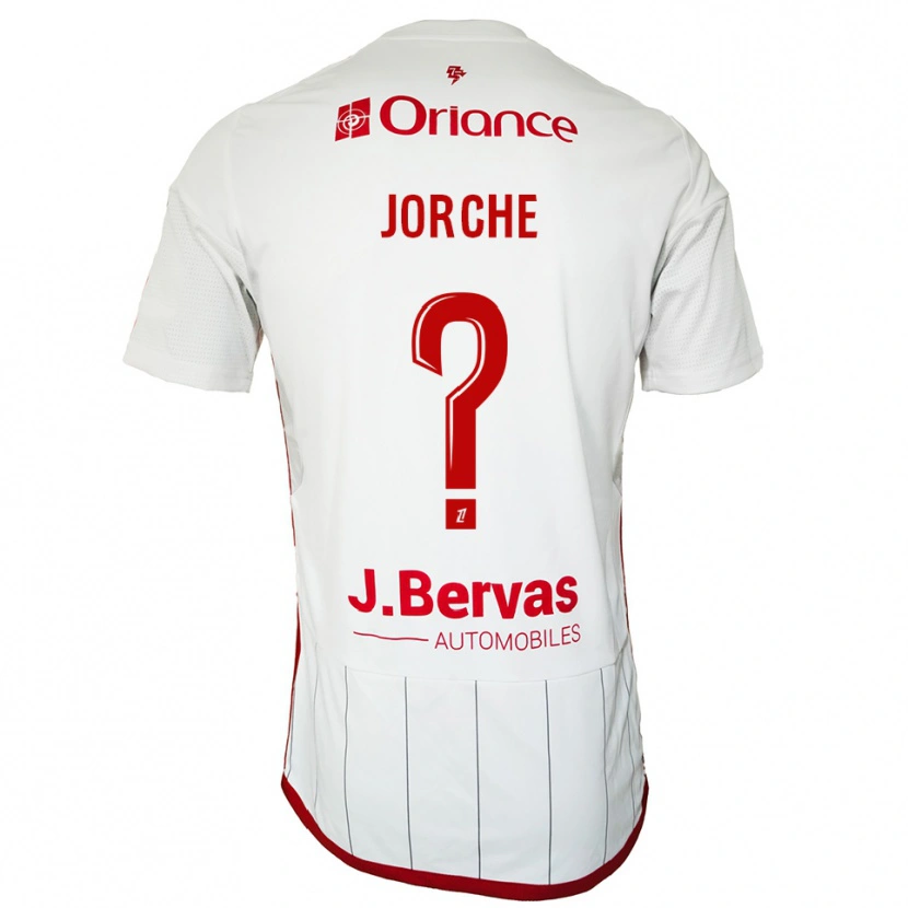 Danxen Mujer Camiseta Inès Jorche #0 Blanco Rojo 2ª Equipación 2025/26 La Camisa México