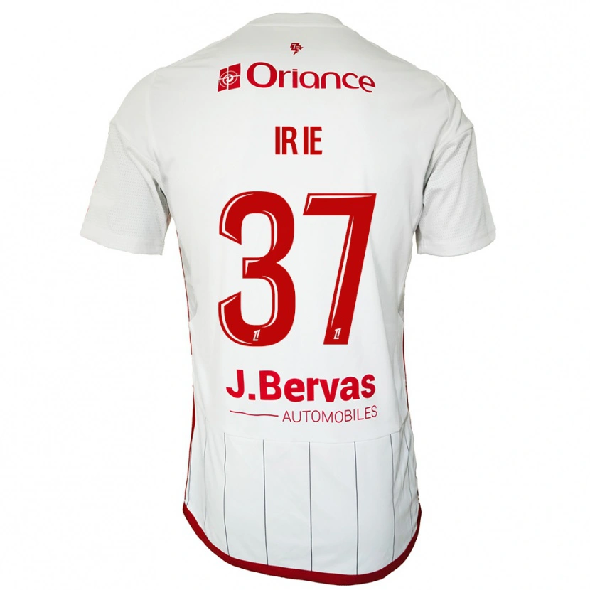 Danxen Mujer Camiseta Paris Irie #37 Blanco Rojo 2ª Equipación 2025/26 La Camisa México