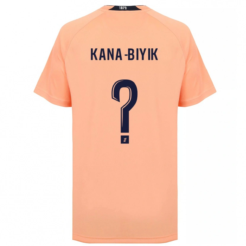 Danxen Mujer Camiseta Enzo Kana-Biyik #0 Naranja Azul Marino 2ª Equipación 2025/26 La Camisa México