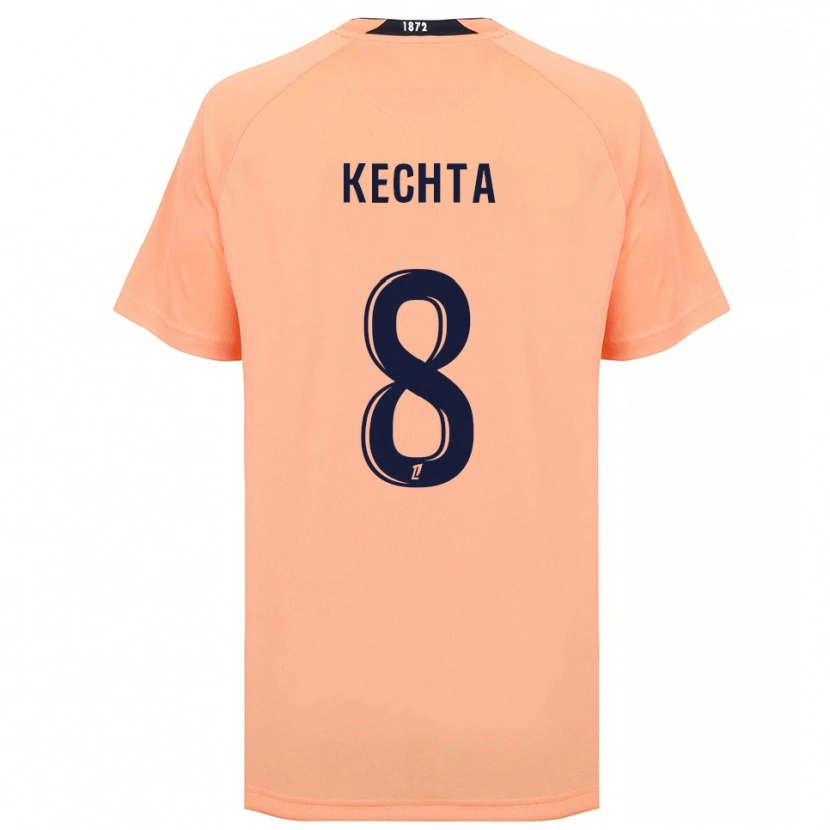 Danxen Mujer Camiseta Yassine Kechta #8 Naranja Azul Marino 2ª Equipación 2025/26 La Camisa México
