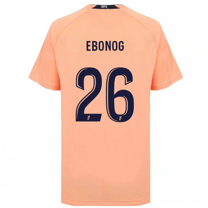 Danxen Mujer Camiseta Simon Ebonog #26 Naranja Azul Marino 2ª Equipación 2025/26 La Camisa México
