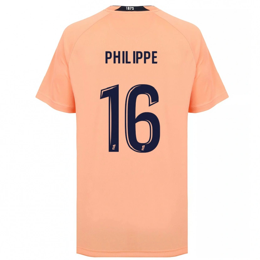 Danxen Mujer Camiseta Laëtitia Philippe #16 Naranja Azul Marino 2ª Equipación 2025/26 La Camisa México
