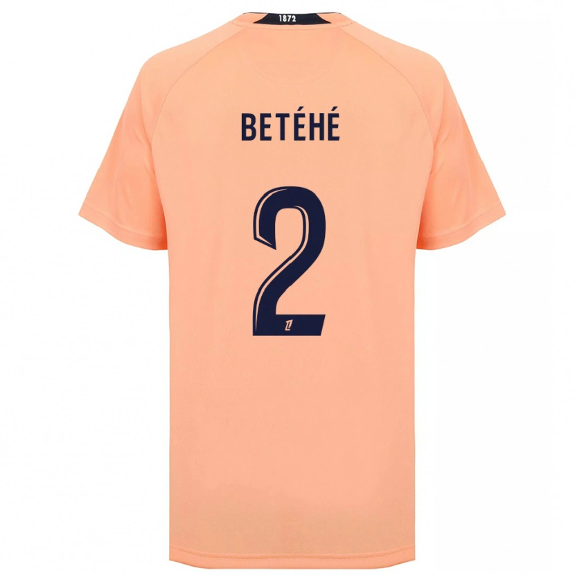 Danxen Mujer Camiseta Aaron Betéhé #2 Naranja Azul Marino 2ª Equipación 2025/26 La Camisa México
