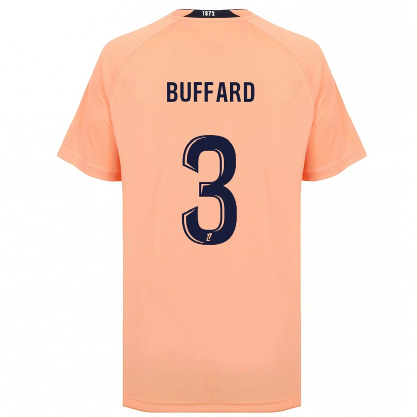 Danxen Mujer Camiseta Matthieu Buffard #3 Naranja Azul Marino 2ª Equipación 2025/26 La Camisa México