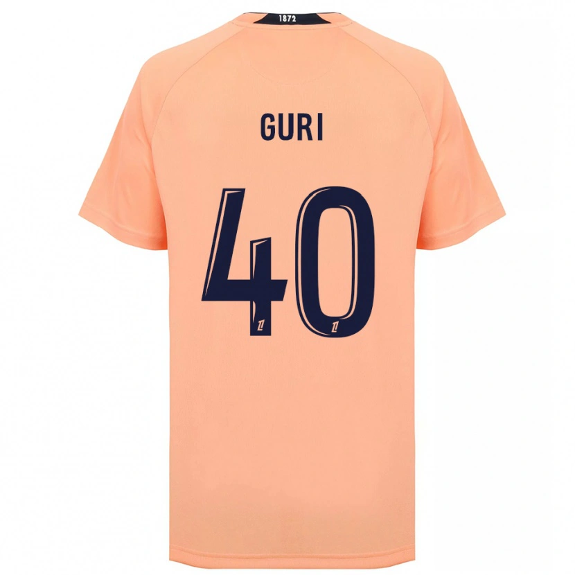Danxen Mujer Camiseta Gabriel Guri #40 Naranja Azul Marino 2ª Equipación 2025/26 La Camisa México