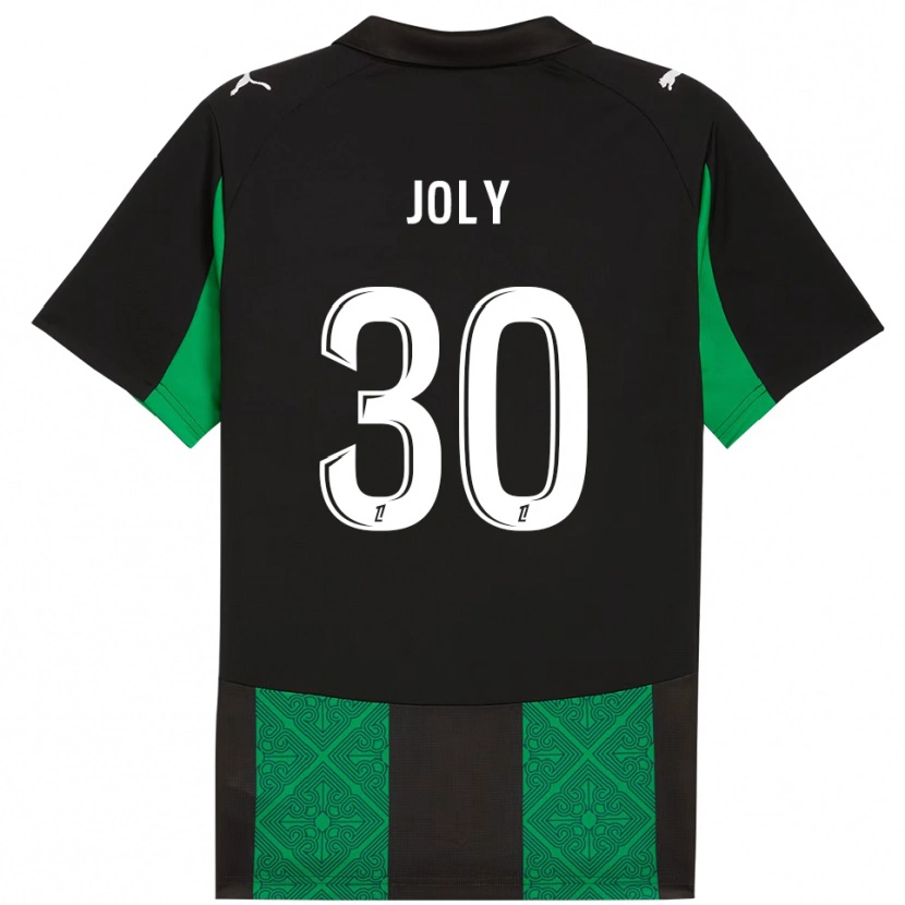 Danxen Mujer Camiseta Blandine Joly #30 Negro Verde 2ª Equipación 2025/26 La Camisa México
