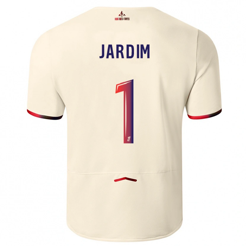Danxen Mujer Camiseta Leo Jardim #1 Blanquecino Rojo 2ª Equipación 2025/26 La Camisa México