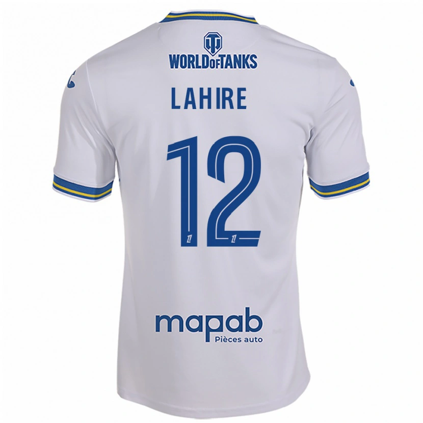 Danxen Mujer Camiseta Molly Lahire #12 Blanco Celeste 2ª Equipación 2025/26 La Camisa México
