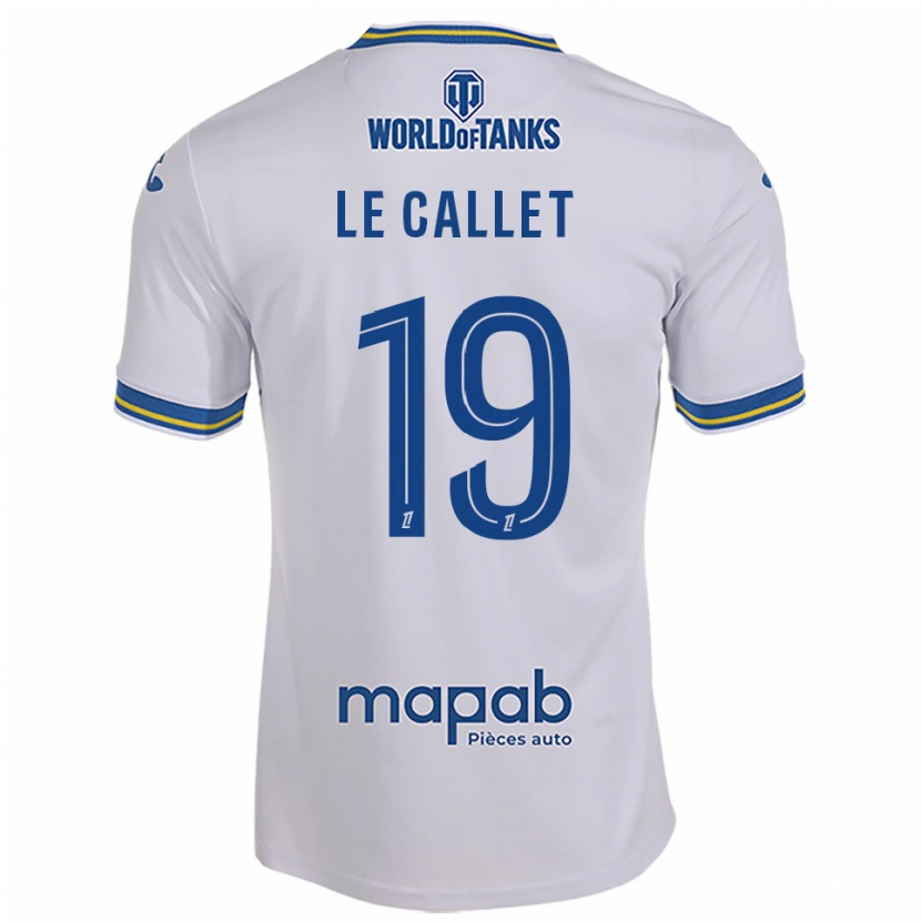 Danxen Mujer Camiseta Tiago Le Callet #19 Blanco Celeste 2ª Equipación 2025/26 La Camisa México
