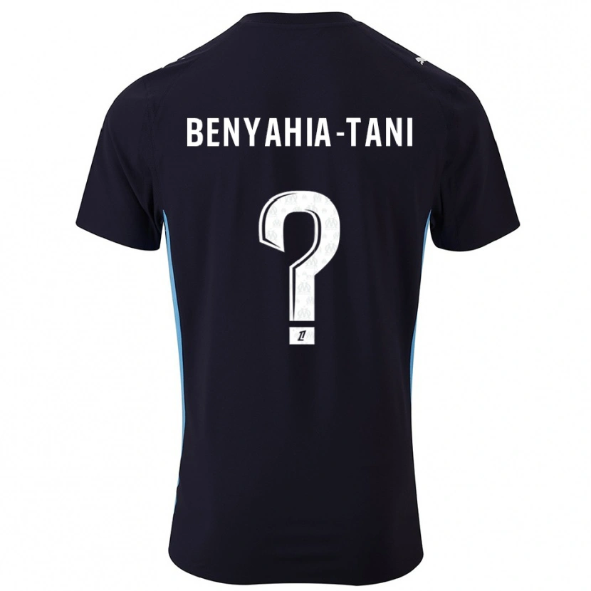 Danxen Mujer Camiseta Aylan Benyahia-Tani #0 Negro Celeste 2ª Equipación 2025/26 La Camisa México
