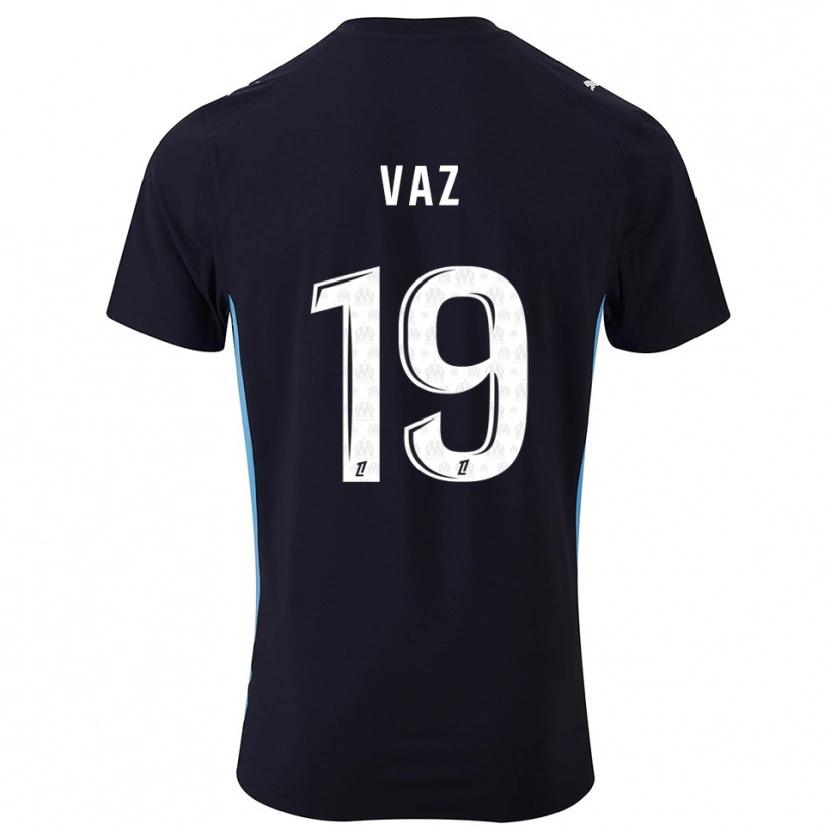 Danxen Mujer Camiseta Robinio Vaz #19 Negro Celeste 2ª Equipación 2025/26 La Camisa México