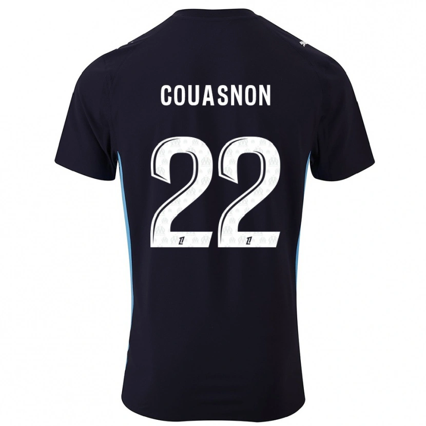 Danxen Mujer Camiseta Roxane Couasnon #22 Negro Celeste 2ª Equipación 2025/26 La Camisa México