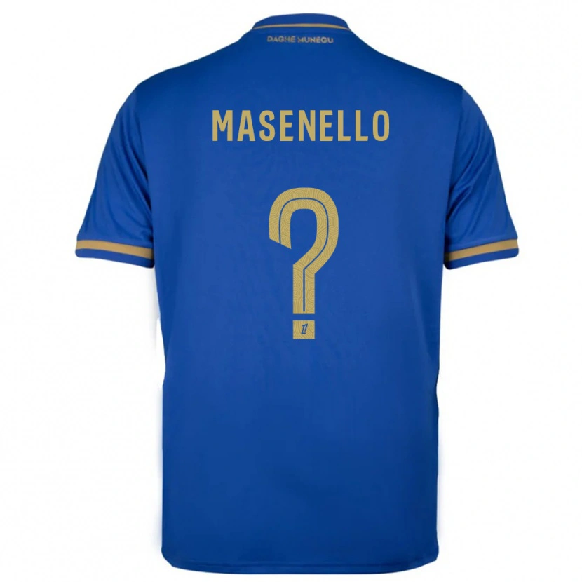Danxen Mujer Camiseta Tristan Masenello #0 Azul Oro 2ª Equipación 2025/26 La Camisa México