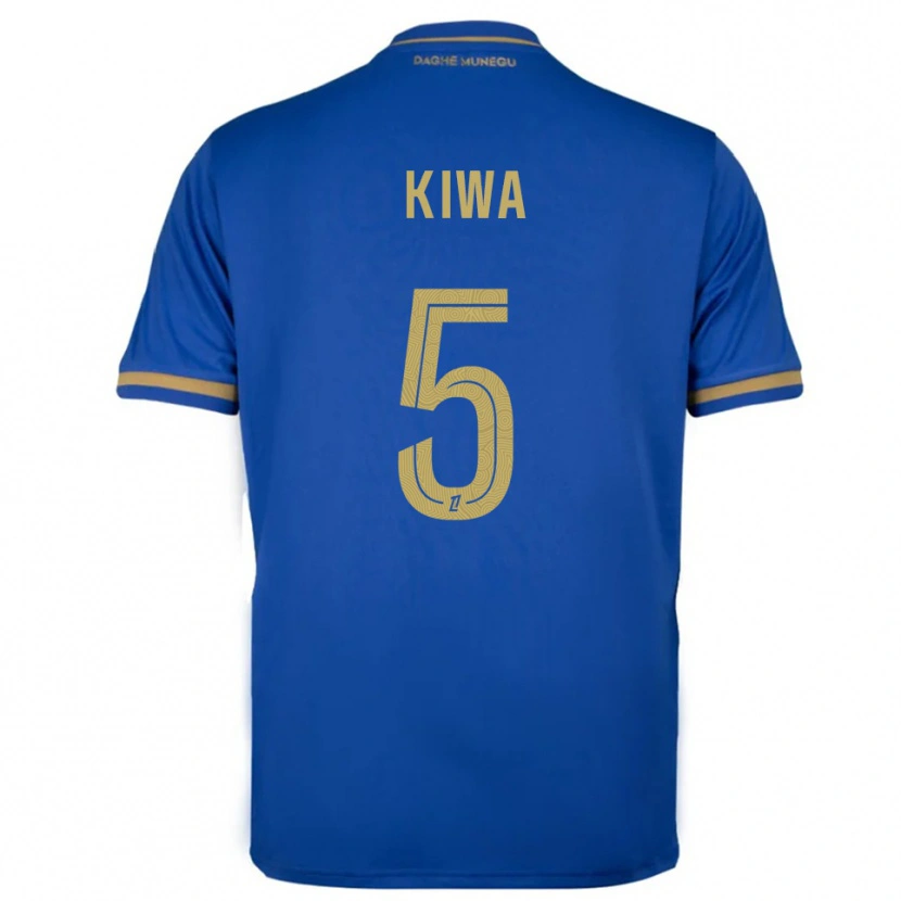 Danxen Mujer Camiseta Bradel Kiwa #5 Azul Oro 2ª Equipación 2025/26 La Camisa México