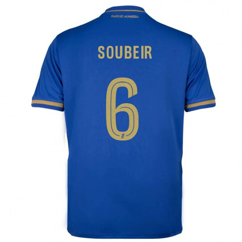 Danxen Mujer Camiseta Anis Soubeir #6 Azul Oro 2ª Equipación 2025/26 La Camisa México