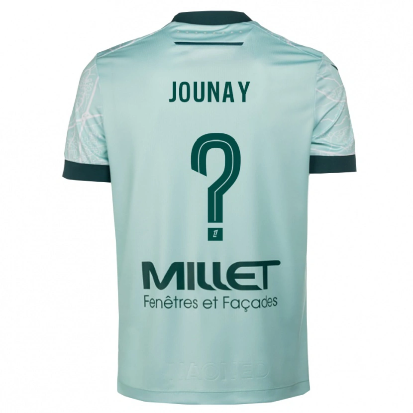 Danxen Mujer Camiseta Alix Jounay #0 Verde Blanco 2ª Equipación 2025/26 La Camisa México