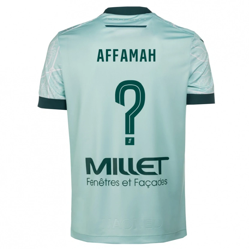 Danxen Mujer Camiseta Joe-Loïc Affamah #0 Verde Blanco 2ª Equipación 2025/26 La Camisa México