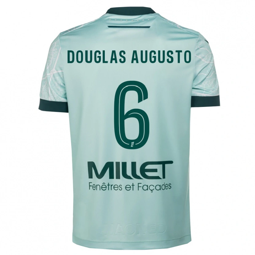 Danxen Mujer Camiseta Douglas Augusto #6 Verde Blanco 2ª Equipación 2025/26 La Camisa México