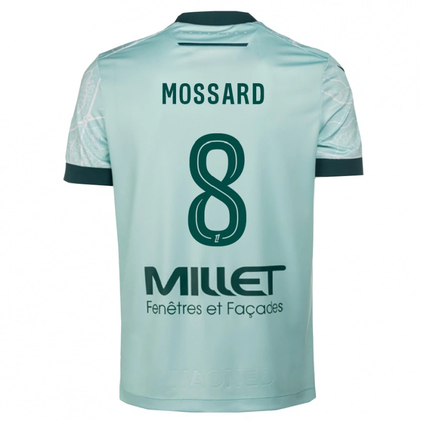 Danxen Mujer Camiseta Juliette Mossard #8 Verde Blanco 2ª Equipación 2025/26 La Camisa México